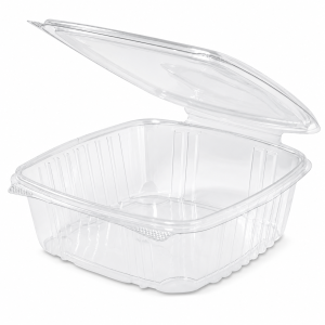 48oz PET Hinged Deli Containers Clone