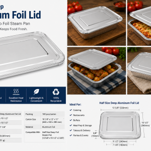 Half-size foil Pan Lid