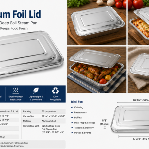 Full-size foil Pan Lid
